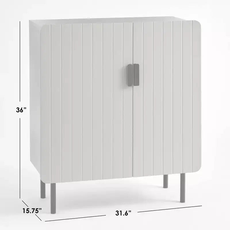 Fulton Buffet 2 Portes avec Façade Cannelée - Buylateral