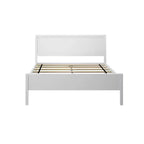Cadre de lit double Max & Lily avec tête de lit, plateforme de lit en bois massif pour enfants