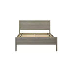 Cadre de lit double Max & Lily avec tête de lit, plateforme de lit en bois massif pour enfants