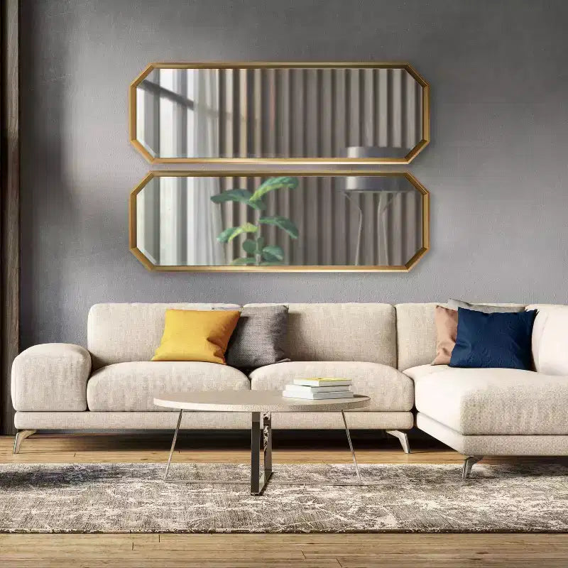 Miroir mural pleine longueur Calder 17,5 x 49,5 - Kate & Laurel All Things Decor