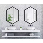 Miroir Mural Hexagonal Calder - Kate & Laurel All Things Decor