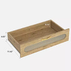 Bahut sur pied 67''/71, Meuble bar, Vaisselier pour cuisine et salle à manger, Naturel 4A - ModernLuxe