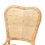 Chaise de salle à manger en rotin naturel moderne Bohème bali & pari Irene