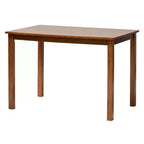 Ensemble de salle à manger moderne Baxton Studio Florencia en tissu et bois