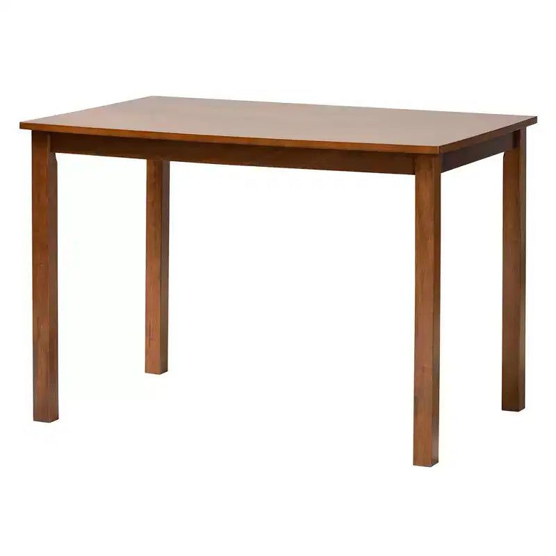 Ensemble de salle à manger moderne Baxton Studio Florencia en tissu et bois