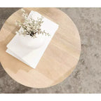 Table d'appoint ronde Kate and Laurel Kershaw, 40,6 x 40,6 x 55,9 cm, naturel