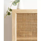 Kate & Laurel All Things Decor Armoire murale en rotin Ori Naturel