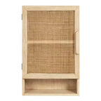Kate & Laurel All Things Decor Armoire murale en rotin Ori Naturel