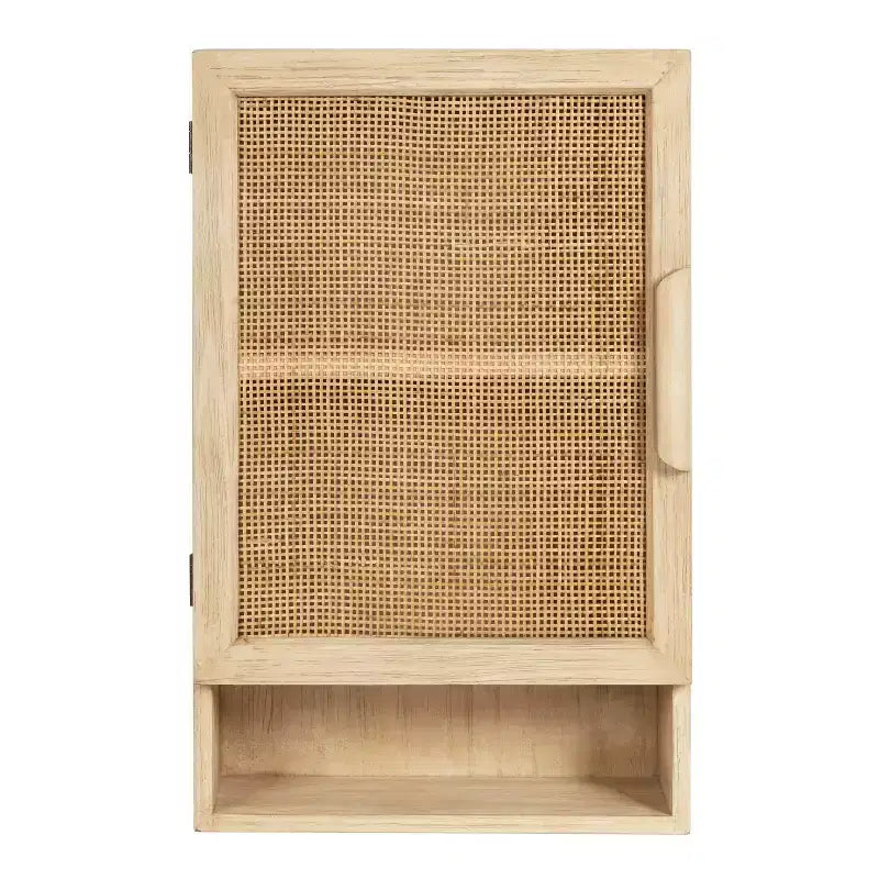 Kate & Laurel All Things Decor Armoire murale en rotin Ori Naturel