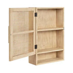 Kate & Laurel All Things Decor Armoire murale en rotin Ori Naturel