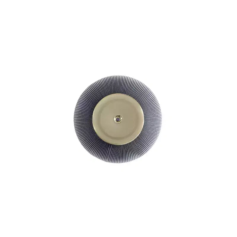 Table d'appoint moderne Anderson en similicuir Manhattan Comfort avec plateau en céramique imitation marbre