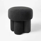 Pouf / repose-pieds d'appoint entièrement rembourré en bouclette – Threshold