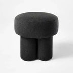 Pouf / repose-pieds d'appoint entièrement rembourré en bouclette – Threshold