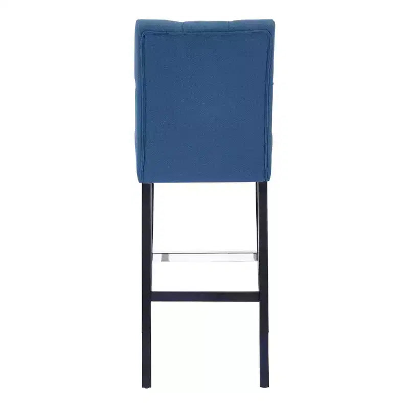 WestinTrends 29 po. Chaise de bar rembourrée en lin touffeté, thé
