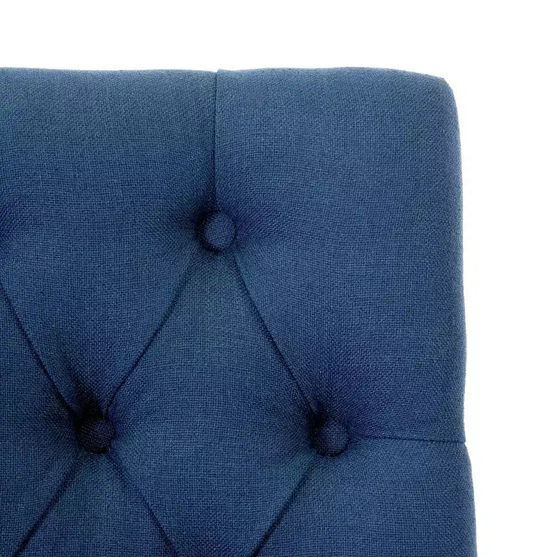 WestinTrends 29 po. Chaise de bar rembourrée en lin touffeté, thé