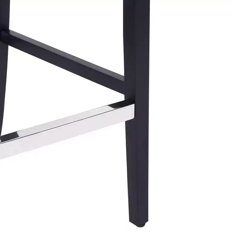 WestinTrends 29 po. Chaise de bar rembourrée en lin touffeté, thé