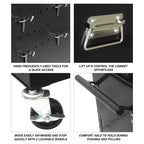 Servante à outils roulante 6 tiroirs avec roues, armoire de rangement à outils Meta avec boîte à outils supérieure détachable, chariot à outils sur roues pour atelier, entrepôt, garage