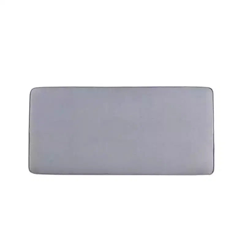 Pouf double Abigail en velours de Manhattan Comfort