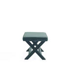 Pouf double Abigail en velours de Manhattan Comfort