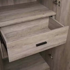 Armoire penderie Manhattan Comfort Lee 2 portes et 2 tiroirs