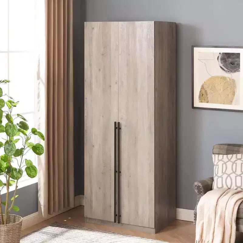 Armoire penderie Manhattan Comfort Lee 2 portes et 2 tiroirs