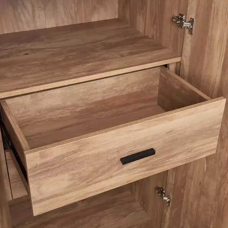 Armoire penderie Manhattan Comfort Lee 2 portes et 2 tiroirs