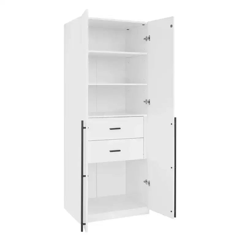Armoire penderie Manhattan Comfort Lee 2 portes et 2 tiroirs