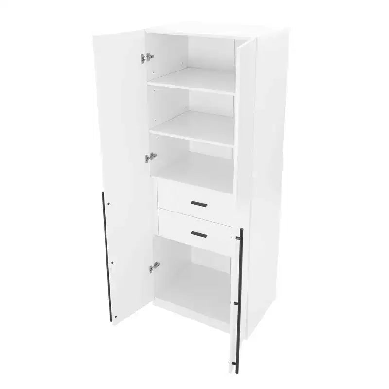 Armoire penderie Manhattan Comfort Lee 2 portes et 2 tiroirs