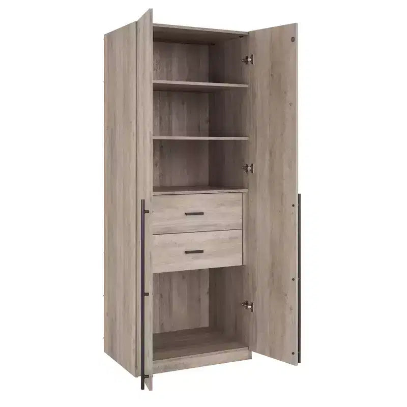 Armoire penderie Manhattan Comfort Lee 2 portes et 2 tiroirs