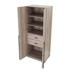 Armoire penderie Manhattan Comfort Lee 2 portes et 2 tiroirs