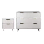 Ensemble de chambre 2 pièces commode et table de chevet Granville Manhattan Comfort