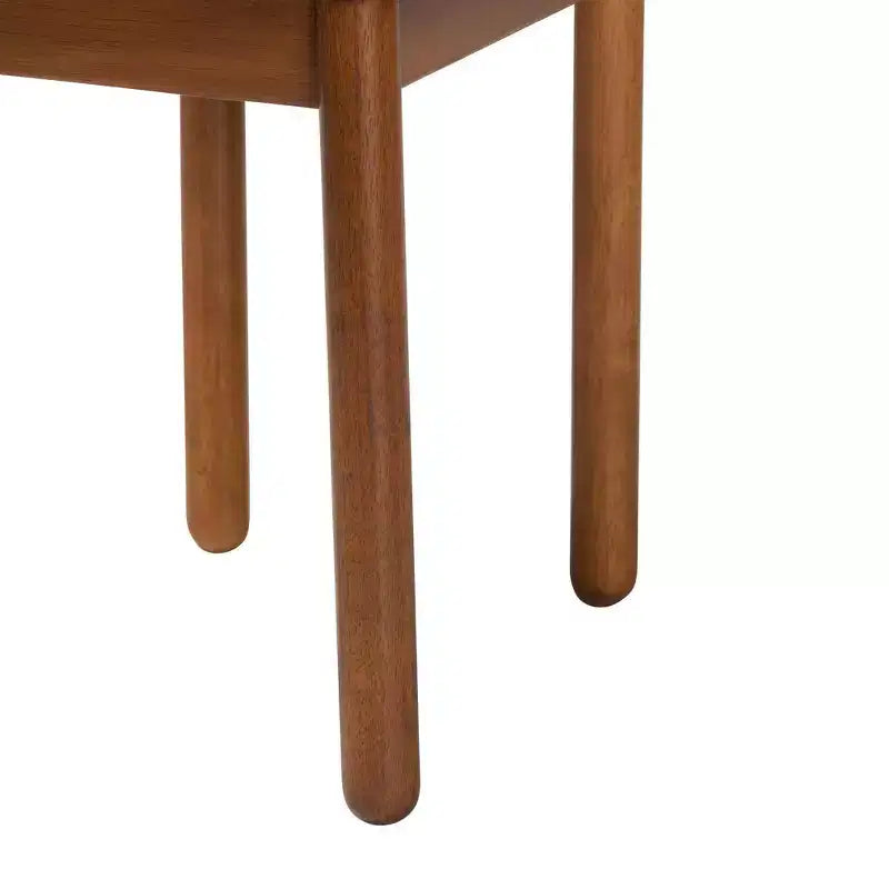 Lot de 2 chaises de salle à manger Edric Baxton Studio en tissu bouclette et bois