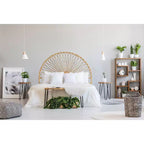 Tête de lit en rotin tressé Storied Home Bali Sunrise