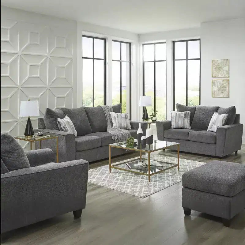 Signature Design by Ashley Ottoman contemporain Stairatt, Gravel