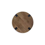 Table d'appoint Hanneforth Signature Design by Ashley, marron et noir