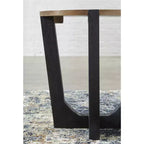 Table d'appoint Hanneforth Signature Design by Ashley, marron et noir