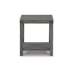 Signature Design by Ashley Table d'appoint Freedan décontractée, brun grisâtre