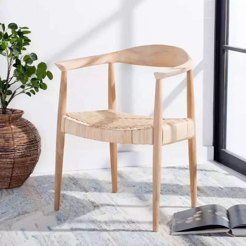 Chaise d'appoint en rotin et corde Renga - ACH1006 - Naturel - Safavieh