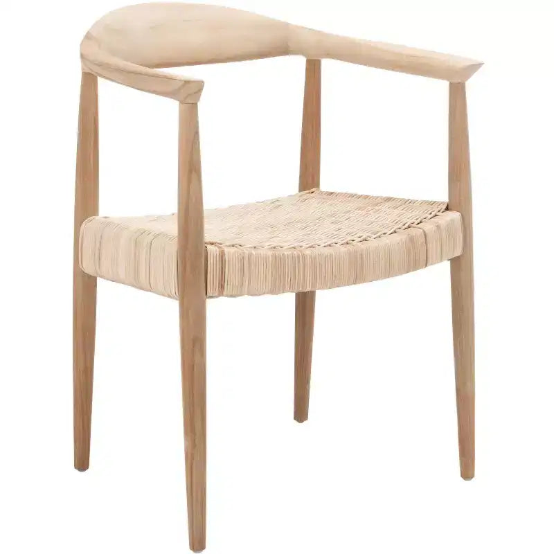 Chaise d'appoint en rotin et corde Renga - ACH1006 - Naturel - Safavieh