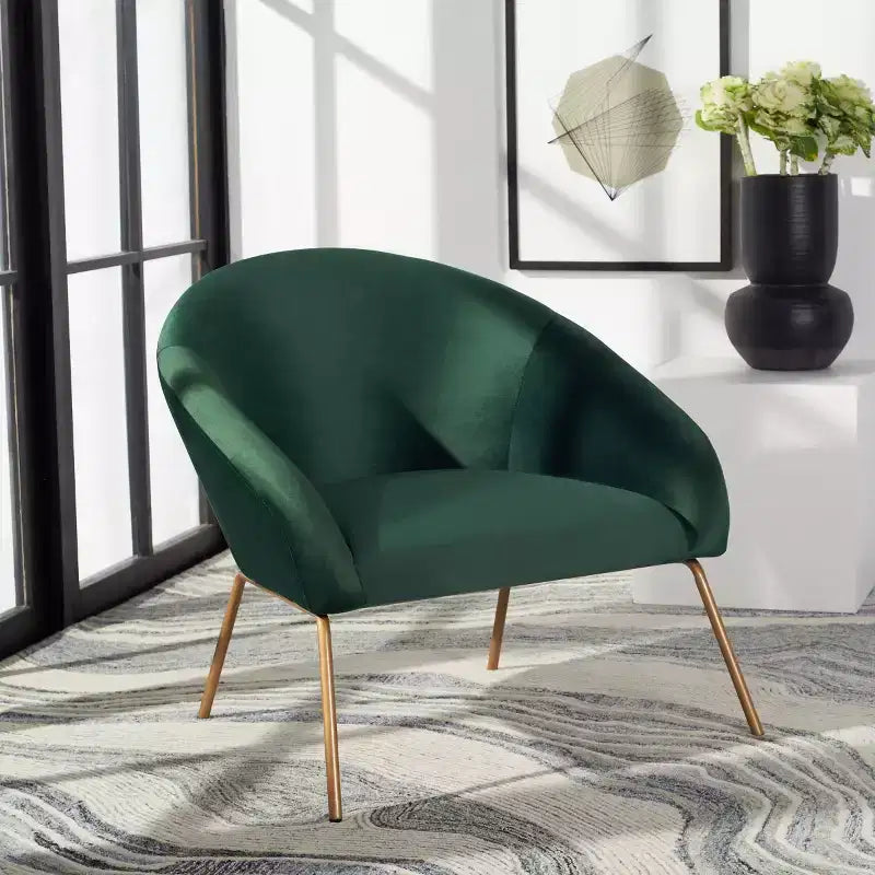 Fauteuil en velours Mandi - ACH6204 - Safavieh