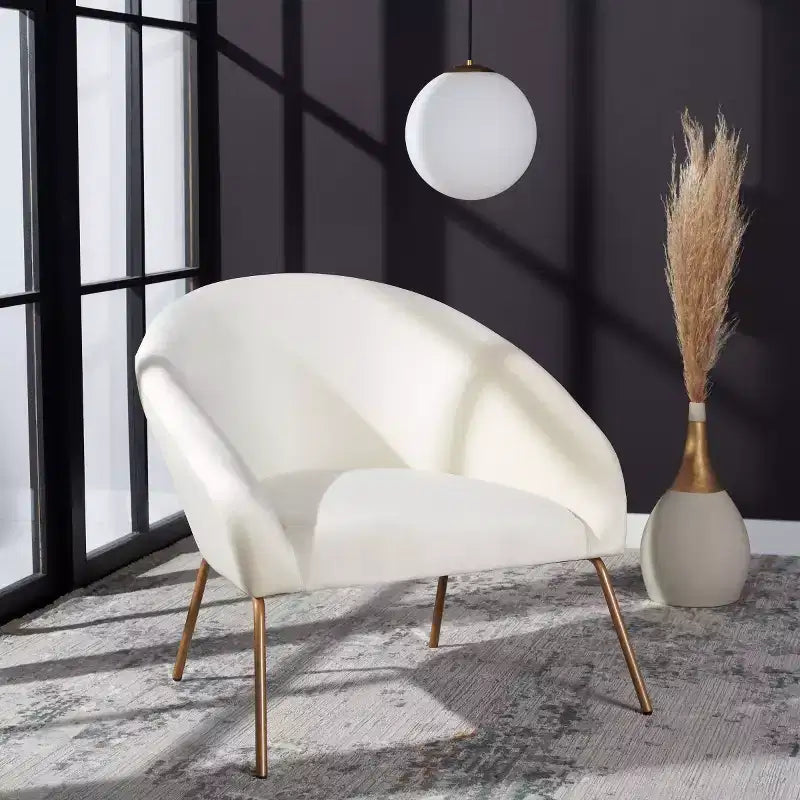 Fauteuil en velours Mandi - ACH6204 - Safavieh
