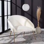 Fauteuil en velours Mandi - ACH6204 - Safavieh