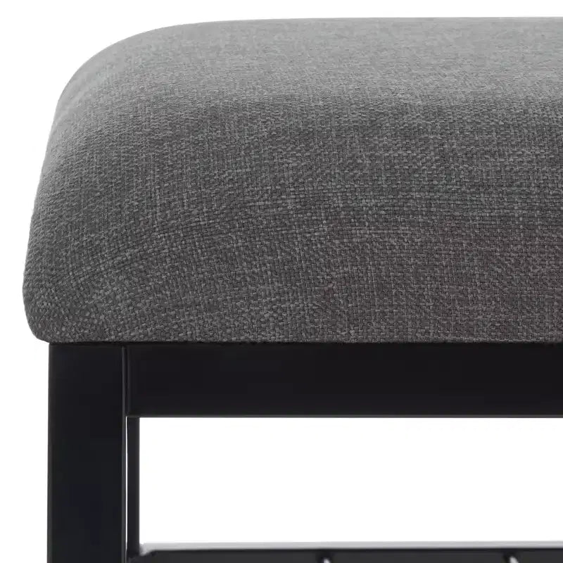 Banc étagère ouverte Milligan avec coussin - BCH5003 - Safavieh
