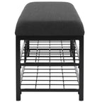 Banc étagère ouverte Milligan avec coussin - BCH5003 - Safavieh