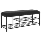 Banc étagère ouverte Milligan avec coussin - BCH5003 - Safavieh