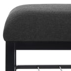 Banc étagère ouverte Milligan avec coussin - BCH5003 - Safavieh