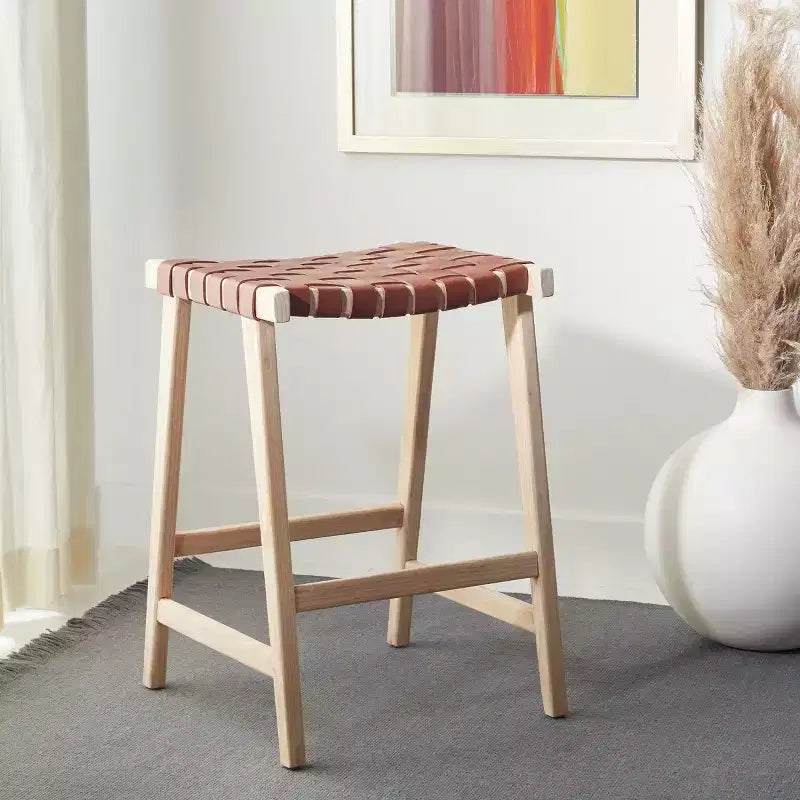 Tabouret de comptoir rectangulaire Abreu - Safavieh