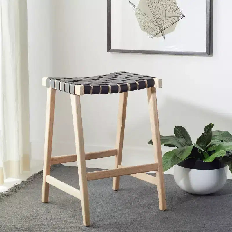 Tabouret de comptoir rectangulaire Abreu - Safavieh