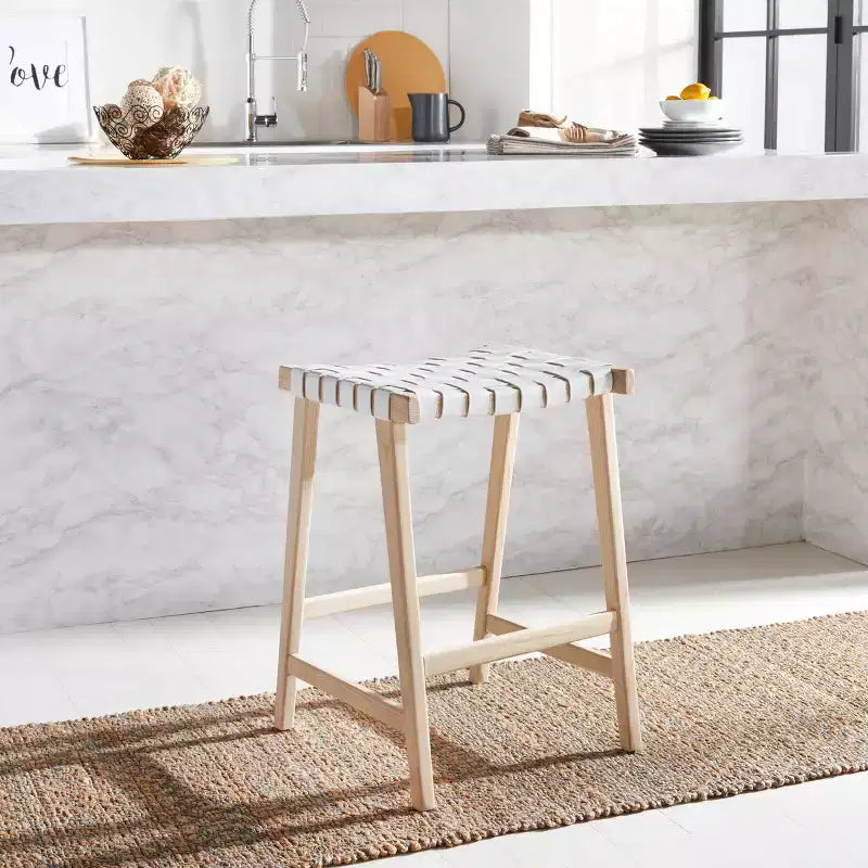 Tabouret de comptoir rectangulaire Abreu - Safavieh