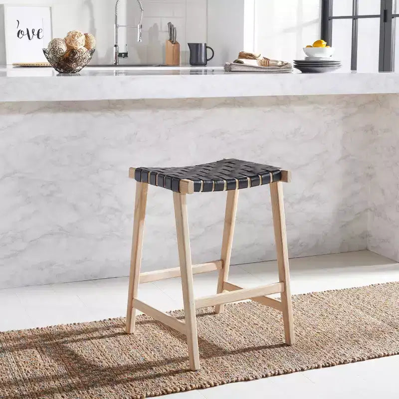 Tabouret de comptoir rectangulaire Abreu - Safavieh